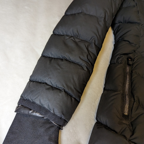Athleta Black Long Puffer Parka - Picture 5 of 15